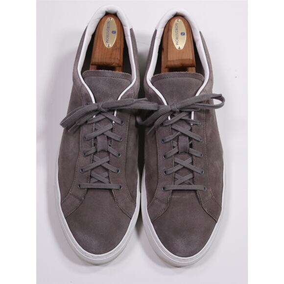 Common Projects Gray Suede Low Top Sneakers 46 - US 13 - Picture 4 of 11